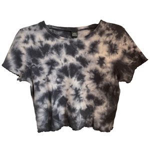 Blue tie dye tee
